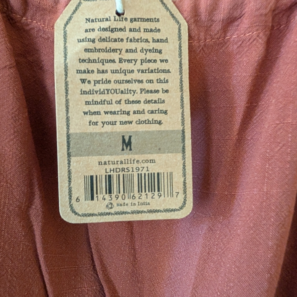 NWT NATURAL LIFE Terracotta Maxi Dress - Picture 3 of 5